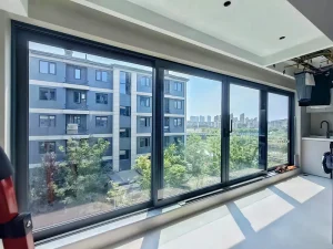Aluminum Alloy Double-Glazed Tempered Glass Exterior Entry Sliding Doors