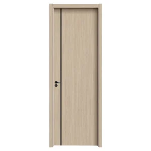 Aluminum Alloy Frame Solid Wood Dining Door Weatherproof Moisture-Proof Modern Design for Living Room Bathroom
