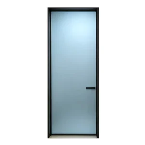 Aluminum Alloy Glass Door with Water-Resistant Finish for Interior Bathrooms