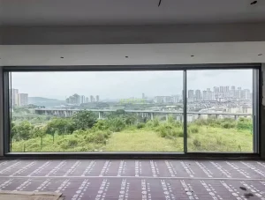 Aluminum Alloy Glass Panoramic Sliding Door and Window with Windproof System for Exterior Villa and Home