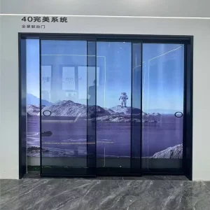 Aluminum Alloy Glass Sliding Door for Main Entrance