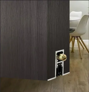 Aluminum Alloy Hidden Automatic Lifting Door Sealing Strip Sound Insulation and Windproof Strip