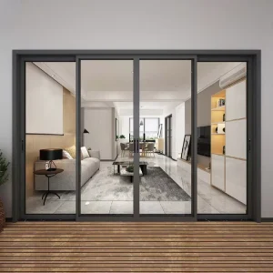 Aluminum Alloy Insulated Tempered Glass Sliding Doors and Windows with Quiet Heat-Insulating Warm-Keeping Design