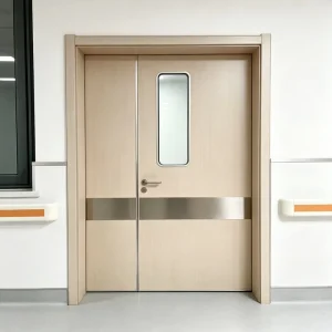 Aluminum Alloy Interior Swing Hinge Door for Commercial Offices and Supermarkets