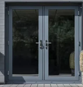 Aluminum Alloy Security Swing Door with Glass for Exterior Home Entrance