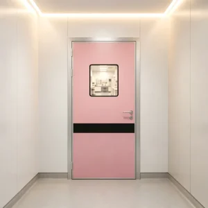 Aluminum Alloy Security Swing Hinge Door for Interior and Steel Doors