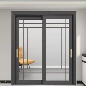 Aluminum Alloy Sliding Door, Waterproof, Silent Operation, for Kitchen or Living Room