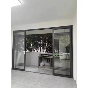 Aluminum Alloy Sliding Door for Villa, Patio, or Balcony with Double Glazing Glass