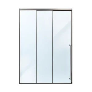 Aluminum Alloy Sliding Shower Door with Frosted Glass