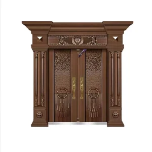 Aluminum Alloy Swing Customizable Bulletproof Entry Security Door for House Villa Apartment