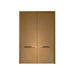 Aluminum Alloy Swing Exterior Front Entry Door with Waterproof, Soundproof and Security Features for Customized Villa or Apartment