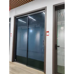 Aluminum Alloy Thermal Break Glass Sliding Door for Balcony, Kitchen, and Living Room Partition with Quiet Operation
