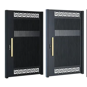 Aluminum Alloy Villa Gate with Smart Lock and Swing Opening for Hotel and Garden Entry