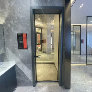 Aluminum Alloy and Glass Swing Door with Heat Insulation for Villa and Home Use