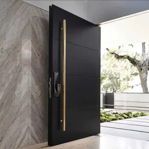 Aluminum Alloy and Iron Frame Swing Entry Door Anti-Theft Security Exterior Door