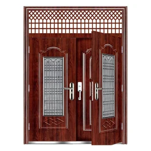 Aluminum Double Swing Door for Residential Homes