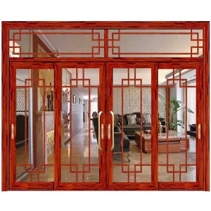 Aluminum Frame Glass Sliding Barn Door Soundproof Interior Door