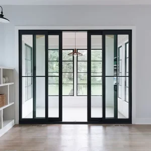 Aluminum Glass Sliding Door Opener Motor with Soundproof Feature for Bedroom Use Customizable Size