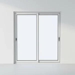 Aluminum Glass Sliding Door System with Sound Insulation and Heavy-Duty Construction for Interior Residential Use