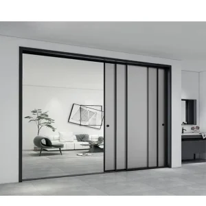 Aluminum Glass Sliding Patio Door with Energy-Efficient Modern Design
