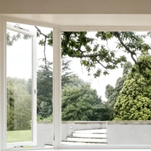 Aluminum Glass Swing Door Contemporary Double Entry Door for Villa Projects