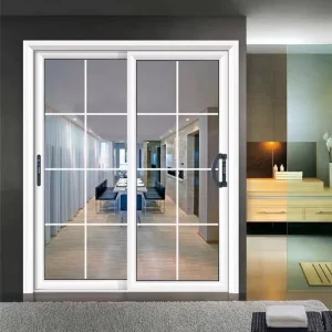 Aluminum Indoor Sliding Kitchen Door, Scratch-Resistant, Waterproof, Soundproof