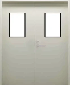 Aluminum Laminate HPL Stainless Steel Fireproof Interior Door for Hotels