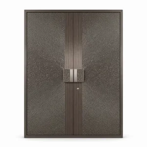 Aluminum Main Entrance Doors for Villas, Houses, Apartments and Commercial Buildings, Custom Color, Modern Style