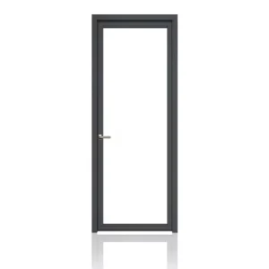Aluminum Shower Door Design Featuring Tempered Double Glazed Glass for Bathroom Durable