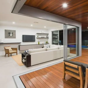Aluminum Sliding Bifold Folding Glass Patio Door