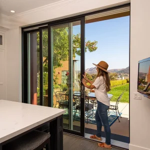 Aluminum Sliding Door Soundproof and Hurricane-Resistant