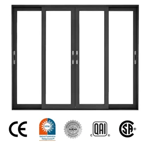 Aluminum Sliding Door with 2- or 3-Track System