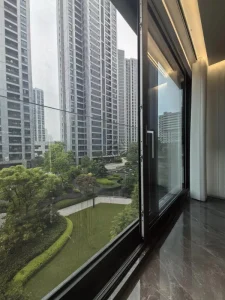 Aluminum Sliding Door with Double-Glazed Glass for Hotel and Villa Use, Factory Direct Supply