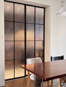 Aluminum Sliding Door with Heat-Insulated Tempered Glass, CE Certified