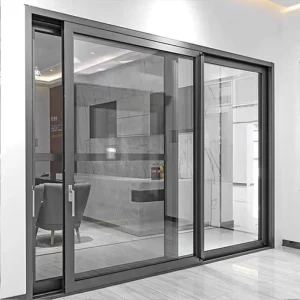 Aluminum Sliding Door with Thermal Break Glass for Energy Saving Building Projects