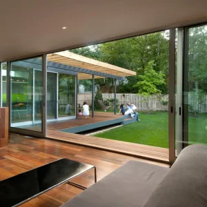 Aluminum Sliding Folding Glass Patio Door