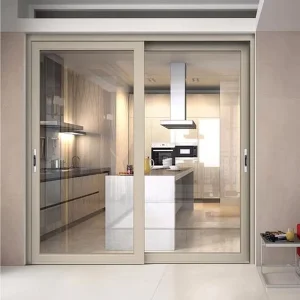 Aluminum Sliding Glass Door From China Factory Heavy Duty Narrow Frame Slim Frame Sliding Door