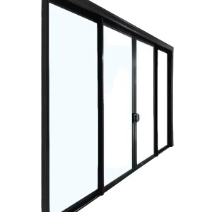 Aluminum Sliding Patio Glass Door for Home Office Waterproof Exterior Applications