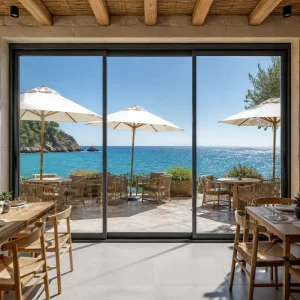 Aluminum Sliding Window with Stainless Steel Mosquito Net Screen and Double Tempered Glass, Factory Direct for Home