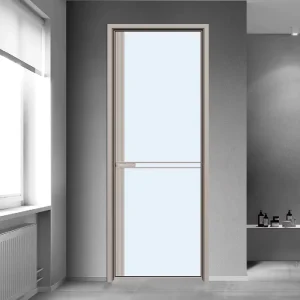 Aluminum Swing & Casement Doors Double Glazing Modern Villa Interior Toilet & Kitchen Doors