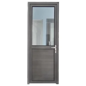 Aluminum Swing Door Hinged Single French Style Casement Door