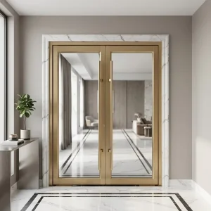 Aluminum Swing Door for Office and Villa Interior Use