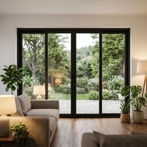 Aluminum Windows and Sliding Doors with Blinds Between Glass Aluminum Sliding Doors