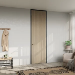 Aluminum-Wood Composite Interior Door Minimalist Pattern Noise Reduction Exterior Door