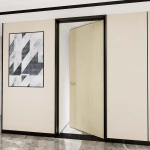 Aluminum-Wood Interior Door for Bedrooms, Windproof, Finished Surface