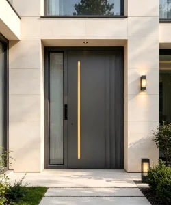 American Double Aluminum Alloy Swing Security Doors, Waterproof, for Home