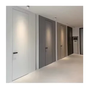 American Interior Frameless Wooden Concealed Hidden Door