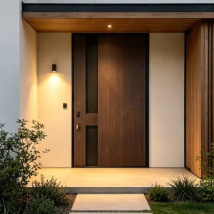 American Modern Extra-Large Solid Wood Pivot Entry Door Manufacturer