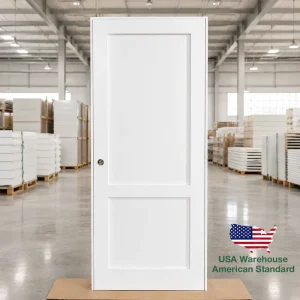 American Standard 30*80 White Primed Interior Prehung Shaker Door, Waterproof Wooden Soil Core
