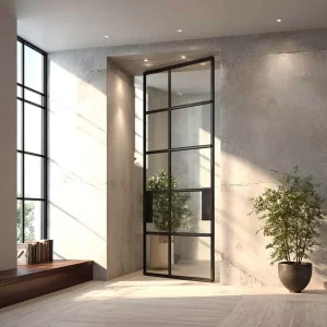 American-Style Aluminum Main Entrance Pivot Door